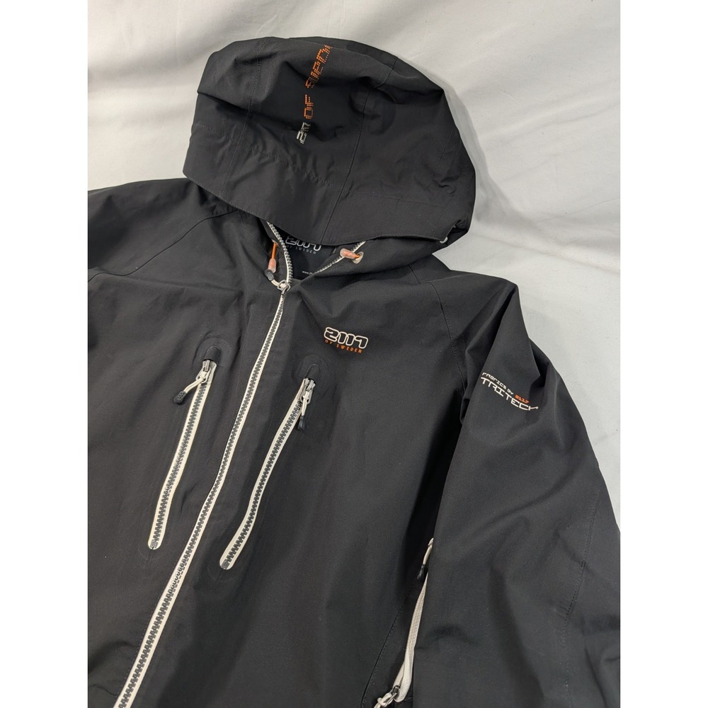 2117 Of Sweden Helags Snowboard Men's Black Soft Shell Athletic Jacket Size XL